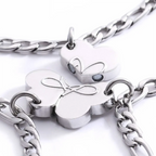 Magnetic Chain Bracelets for Family & Friends (3 pieces)