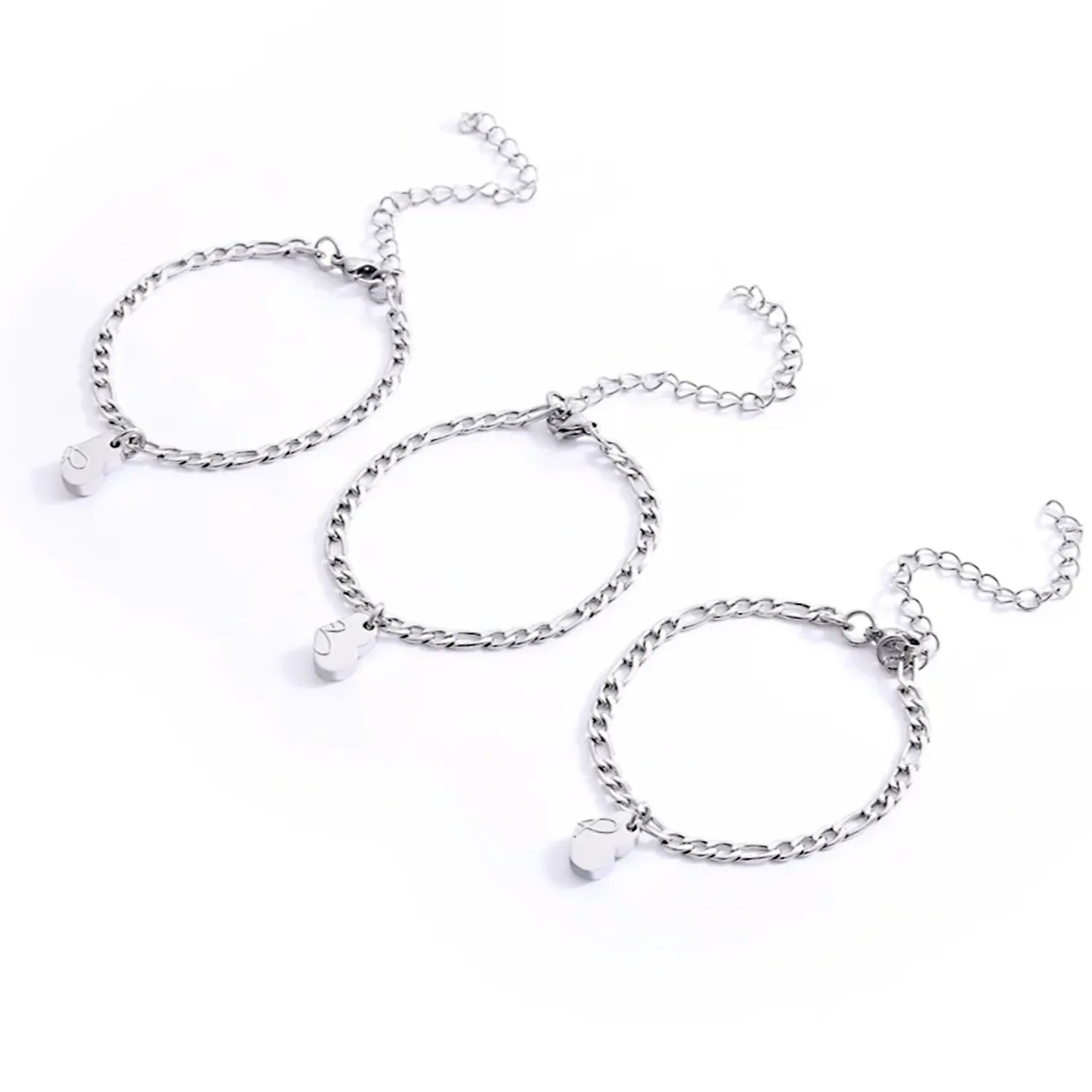Magnetic Chain Bracelets for Family & Friends (4 pieces)