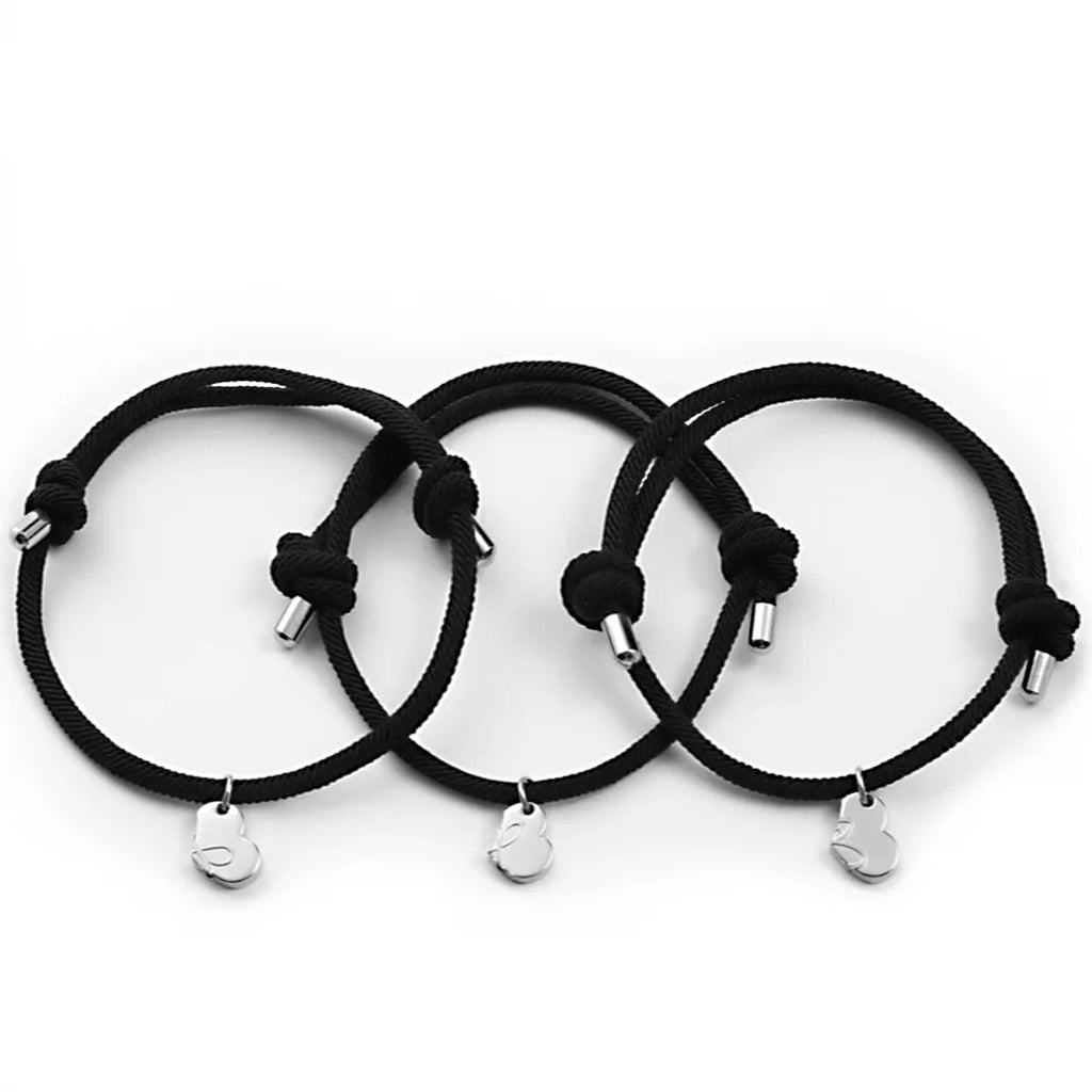 Magnetic Rope Bracelets for Family & Friends (5 pieces)