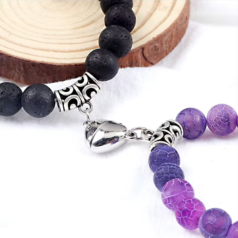 Magnetic Heart Beads Bracelets