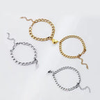 Magnetic Heart Chain bracelets