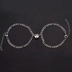 Magnetic Heart Chain bracelets