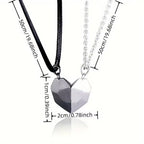 Magnetic Heart Couple Necklaces