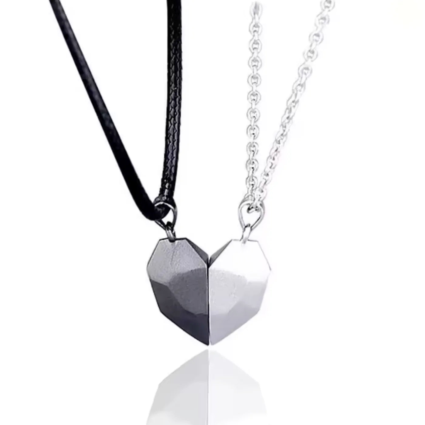 Magnetic Heart Couple Necklaces