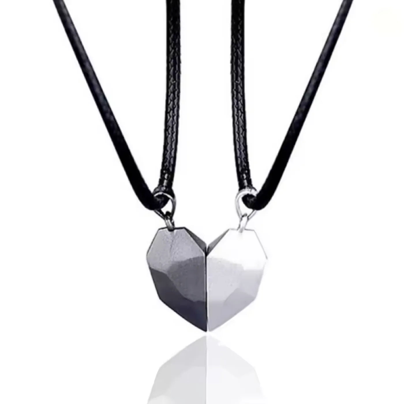 Magnetic Heart Couple Necklaces