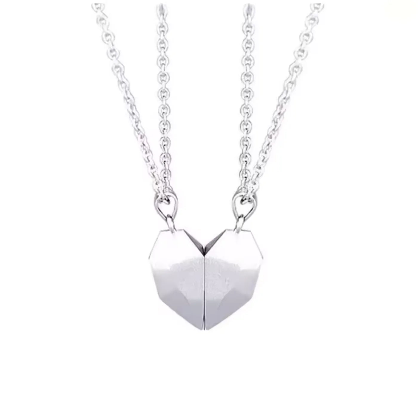 Magnetic Heart Couple Necklaces