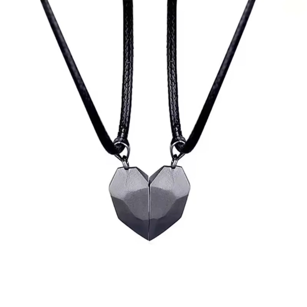 Magnetic Heart Couple Necklaces