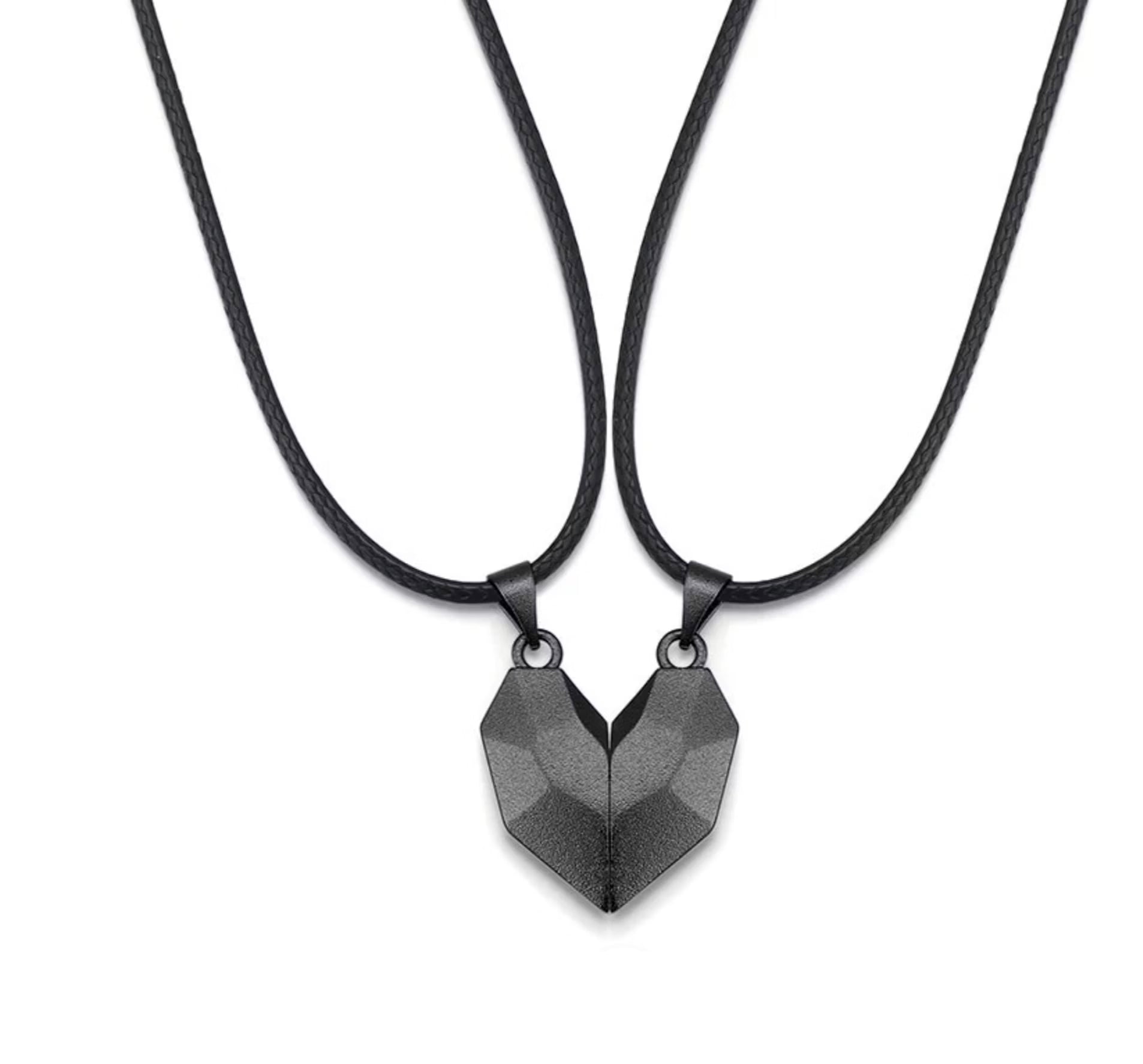 Magnetic Heart Couple Necklaces