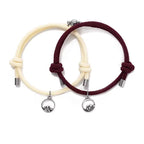 Magnetic wave and mountain Rope Bracelelts