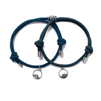Magnetic wave and mountain Rope Bracelelts