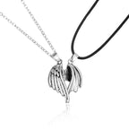 Magnetic Wings Couple Necklace