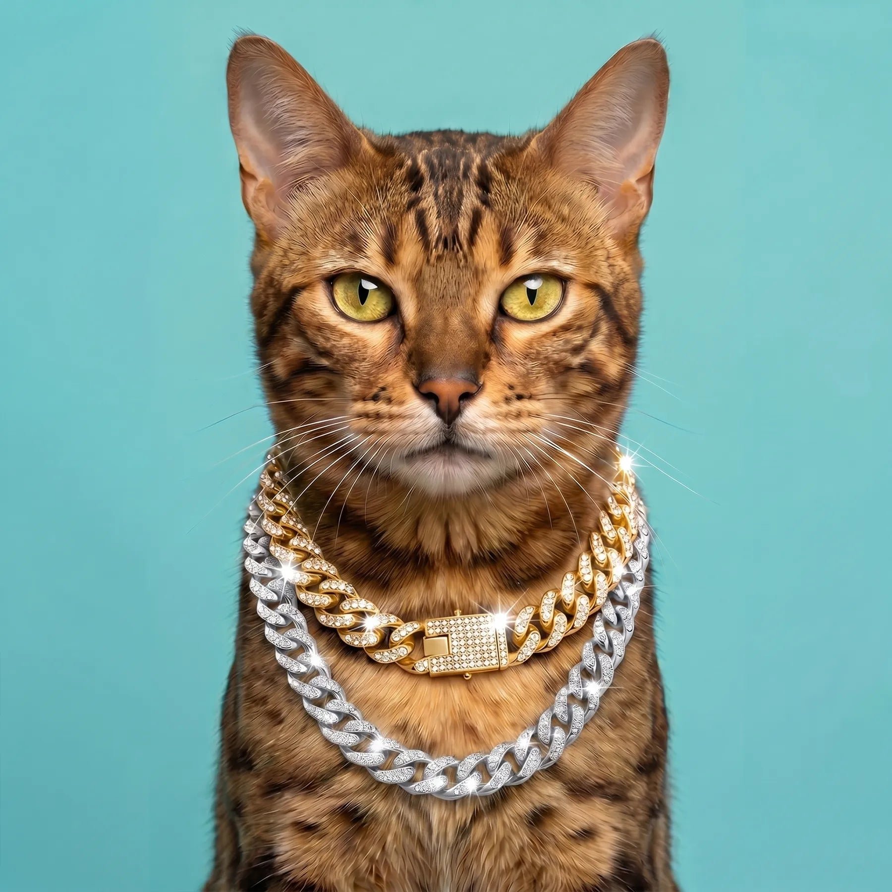 Luxury Cat / Cuban Chain