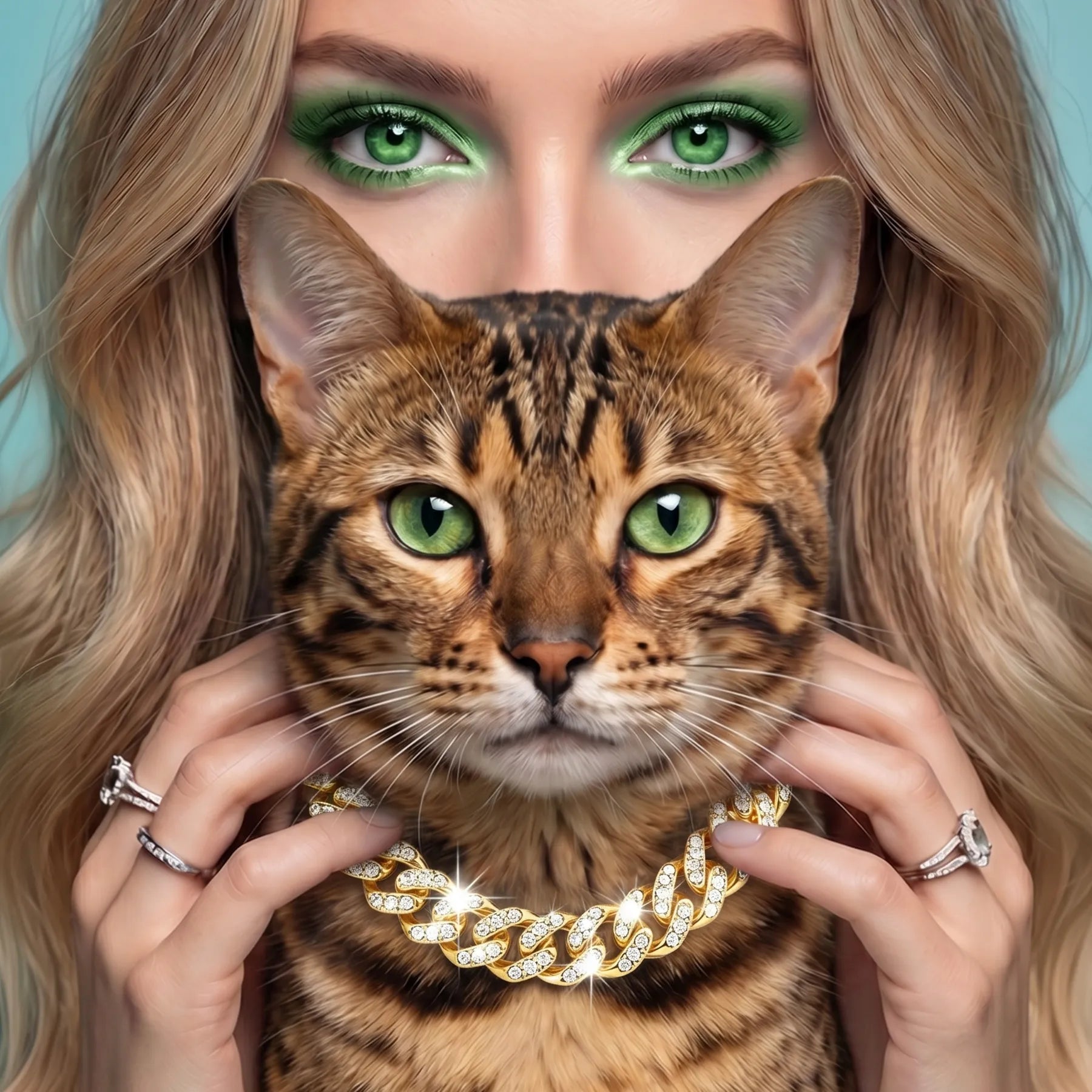 Luxury Cat / Cuban Chain