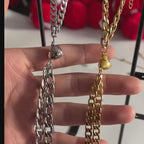 Magnetic Heart Chain bracelets