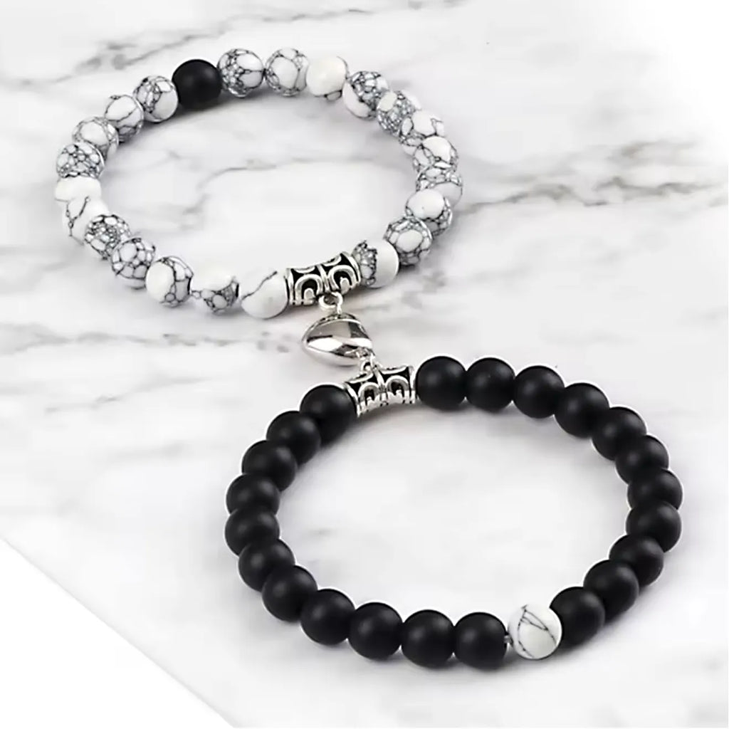 Magnetic Heart Beads Bracelets