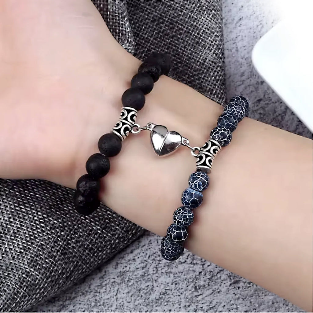 Magnetic Heart Beads Bracelets