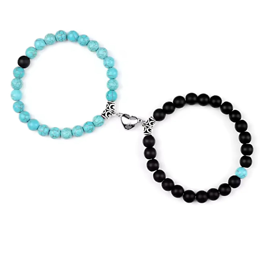 Magnetic Heart Beads Bracelets