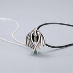 Magnetic Wings Couple Necklace