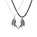 Magnetic Wings Couple Necklace