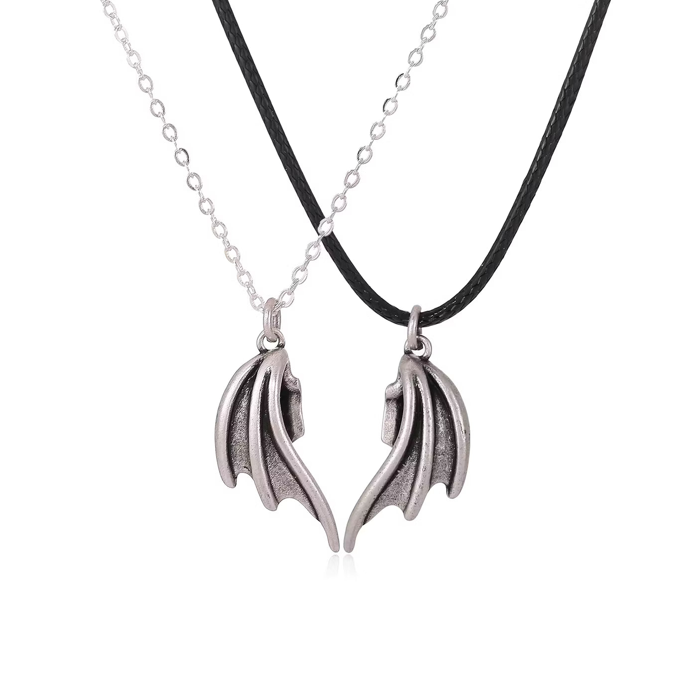Magnetic Wings Couple Necklace