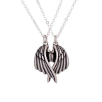 Magnetic Wings Couple Necklace