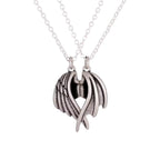 Magnetic Wings Couple Necklace