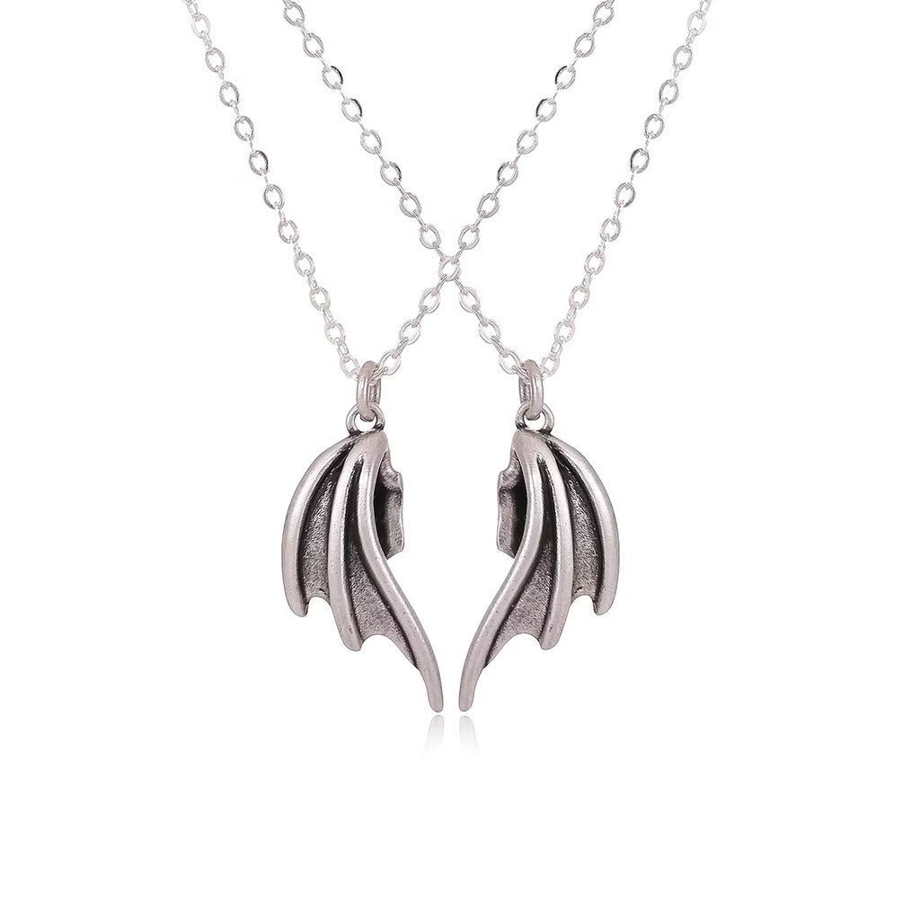 Magnetic Wings Couple Necklace