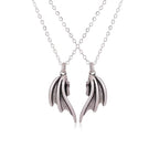 Magnetic Wings Couple Necklace