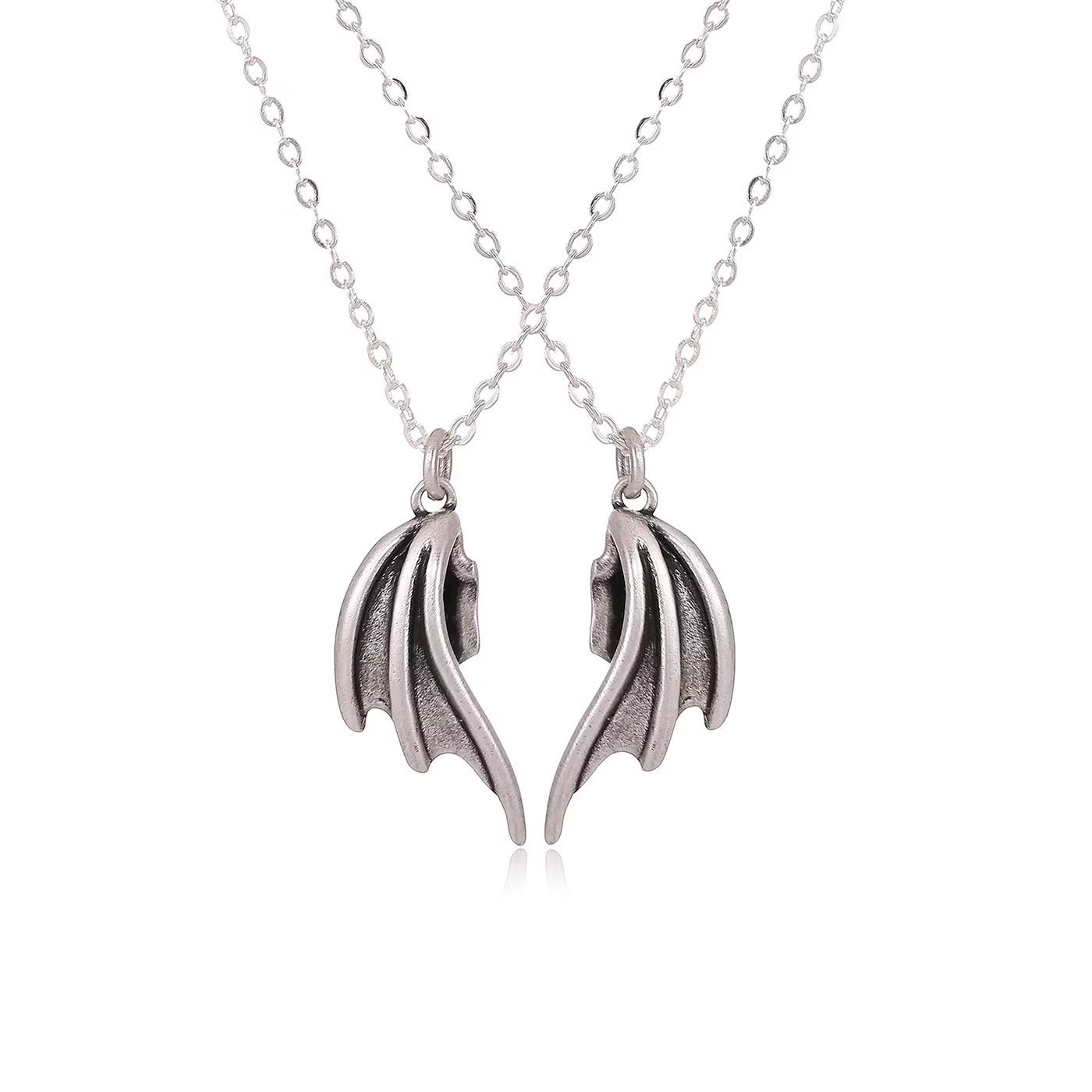 Magnetic Wings Couple Necklace