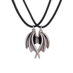 Magnetic Wings Couple Necklace